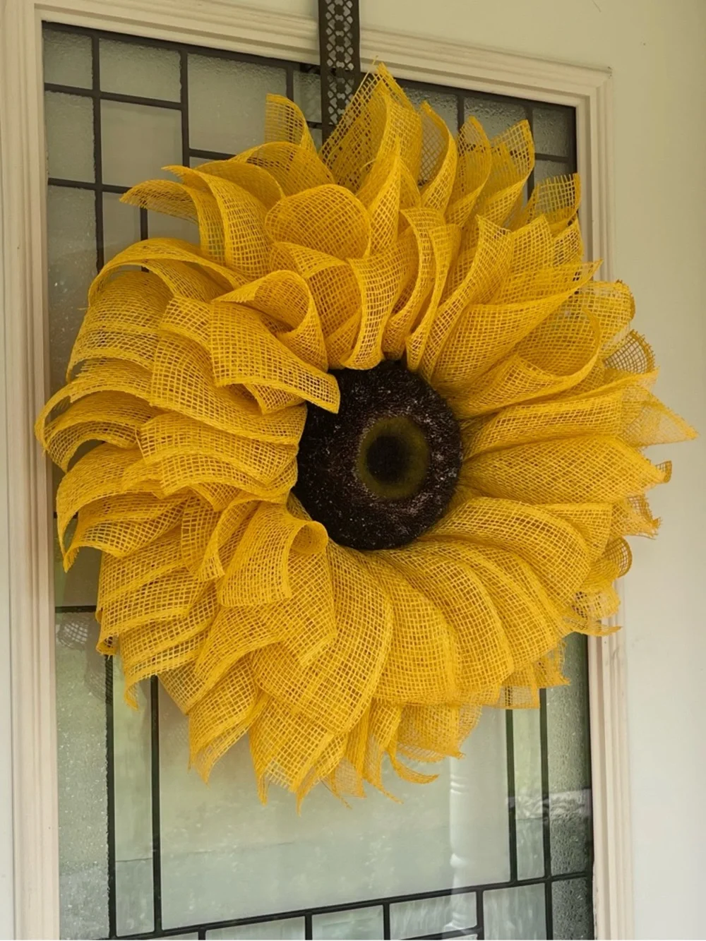 *NWT Sunflower Spring Theme Front Door Wreath